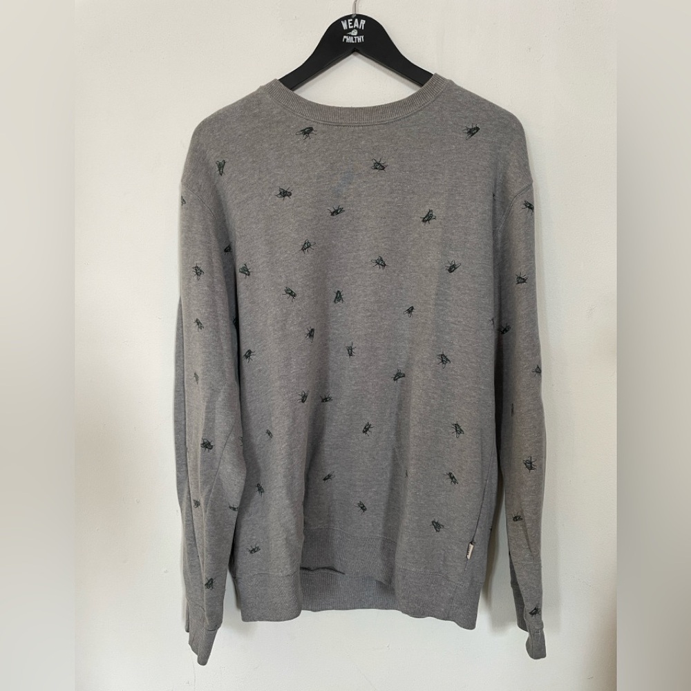 Vans gray crew neck fly sweatshirt size large